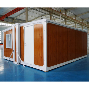 40ft x 20FT บ้านคอนเทนเนอร์ขยายได้2ห้องนอนสำเร็จรูปดีไซน์พับได้สำหรับสำนักงานโรงแรมใช้วัสดุแผงแซนวิช - Product Image 4
