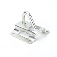Support de suspension pour câble à fibre optique extérieur, à trous, en forme de C, en acier circulaire, accessoire de câblage pour télécommunications
