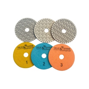 2023 đúng tỏa sáng hiệu quả cao đánh bóng cho đá granit đá cẩm thạch ES gạch móc vòng được hỗ trợ linh hoạt kim cương đánh bóng Pad OEM - Product Image 1