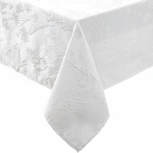Nappe 100% coton de qualité supérieure, couverture de table rectangulaire en coton lin pour table de salle à manger nappe ronde, ovale, rectangle - Product Image 1