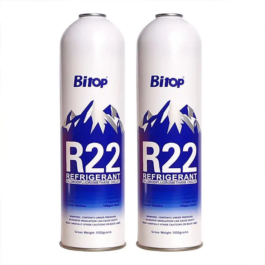 Aerosol Gas Can For 12 Oz Refrigerant Gas And 2 Piece Tin Cans For R22