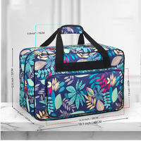 Housse de transport pour machine à coudre à impression personnalisée OEM d'usine Sac fourre-tout universel Sac de rangement avec poches et poignées