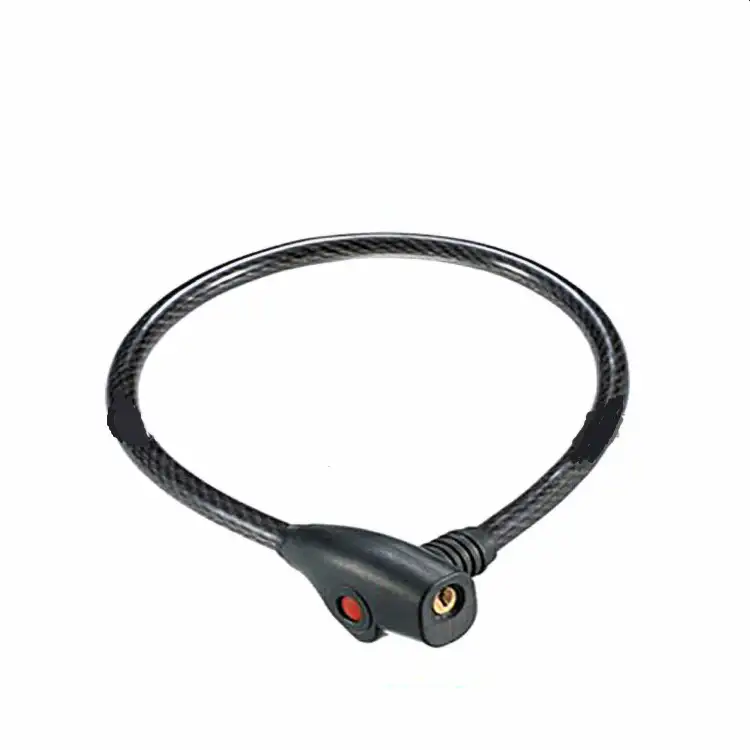 10x650mm China Bicycle Cable Lock for bike security, steel Cable Bike Locker manufacturer
