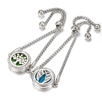 Bracelet diffuseur d'huiles essentielles anti-moustiques unisexe en acier inoxydable électroplaqué, motif ailes d'ange, best-seller TikTok