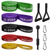 Bandas de Asistencia para Dominadas Personalizables OEM ODM, Juego de Bandas de Ejercicio Unisex para Todo el Cuerpo, para Entrenamientos en Casa y en el Gimnasio