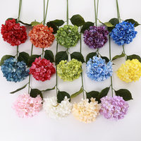 Offre Spéciale grande fleur d'hortensia en soie artificielle couleur Vintage décor de maison et de mariage pour l'obtention du diplôme fête des mères pâques noël
