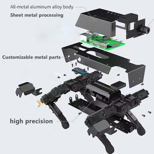 定制仿生机器人狗外壳制造不锈钢钣金焊接冲压激光切割弯曲加工 - Product Image 2