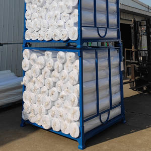 Cage empilable de fil de cage de palette de grillage industriel résistant en métal - Product Image 2