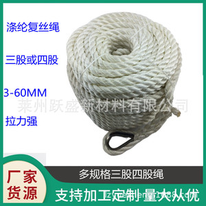 El fabricante suministra cuerdas de poliéster multifilamento de tres y cuatro hebras, cuerdas de poliéster tipo cable, cuerdas de amarre y cuerdas de freno. - Product Image 5