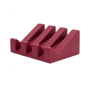 Soap Bar Holder for Bathroom Silicone Drain Dispenser Anti-slip Drain Soap Container Free Punch Soap Dish - Product Image 1