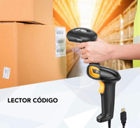 Escáner de Código de Barras USB 1D 2D QR, Lector de Códigos, Pistola Escaneadora de Precios, Producto en Stock