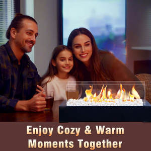 <span class=keywords><strong>Chimenea</strong></span> de Mesa Rectangular para Interiores y Exteriores, <span class=keywords><strong>Chimenea</strong></span> de Mesa de Bioetanol para S'mores - Product Image 2