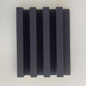 แผ่นผนังไม้ไผ่ WPC กันน้ำ เป็นมิตรกับสิ่งแวดล้อม สำหรับตกแต่งภายในและภายนอก ดีไซน์ 3 มิติ  วัสดุพลาสติกคล้ายไม้ เหมาะสำหรับโรงแรม โรงเรียน - Product Image 5