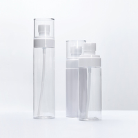Flacon cosmétique en plastique vide en gros 30ml 50ml 80ml 100ml 120ml 150ml Flacon en plastique PET avec bouchon pulvérisateur et bouchon pour lotion