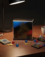 Boîte de présentation pour Elite Trainer Box en acrylique, base en bois massif, protection UV, épaisseur 3 mm, anti-poussière, rangement moderne, couvercle amovible