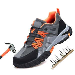 Novos Sapatos de Segurança Resistentes ao Desgaste com Biqueira de Aço para Homens, Botas de Trabalho para Ambientes Industriais e Externos - Product Image 1