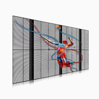 Bandes LED transparentes pour enseignes néon, idéales pour bureaux, magasins et centres commerciaux – Grille personnalisable, affichage vidéo, signalisation directionnelle pour bâtiments