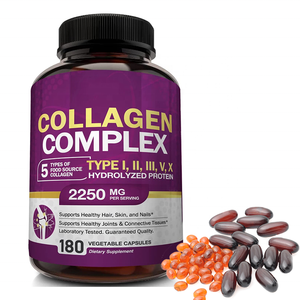 Tăng cường làm đẹp Nutraceuticals chống lão hóa bổ sung cho phụ nữ Viên nang Collagen bổ sung - Product Image 1