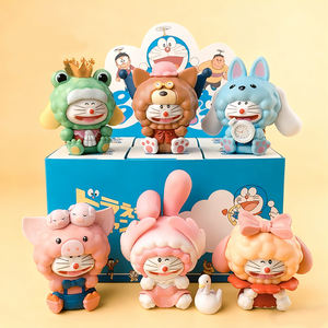 ชุดของเล่นฟิกเกอร์การ์ตูนโดราเอมอนธีมอวกาศแบบสุ่ม 6 ชิ้น/ชุด  ของสะสมรูปปั้น 6 แบบไม่ซ้ำกัน - Product Image 4