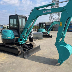 Mini excavatrice utilisée de KOBELCO SK55SR fabriquée au JAPON moteur original de CUMMINS 5.5 tonnes SK45 SK60 - Product Image 1