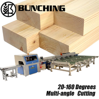 Scie à onglet automatique 20-160 degrés, machine de découpe de bois à angle variable BCW-S-300, scie à onglet pour structure en bois/ameublement