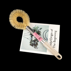 Brosse à casseroles C307 à poils, 21 cm, en fibre de coco, pour laver les casseroles et les poêles. Prix : 1 yuan. Prix de gros : 2 yuans. - Product Image 5