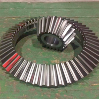 Pignon de concasseur à cône CH660 de qualité OEM |   Pignon conique en spirale de précision pour pièces de rechange de concasseur Sandvik |   Obtenir un devis