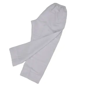 2024高品质热卖潮流地址100% 涤纶传统穆斯林服装白色阿拉伯长裤男士长裤
