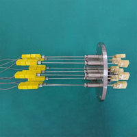 Sonde blindée de type K avec raccord à bride pour dispositif de mesure de température multipoint à 9 points TZ5