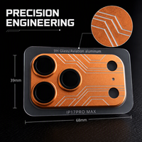 Protection d'objectif d'appareil photo en aluminium CNC, couverture intégrale, qualité AAA, 3D, 0,4 mm pour 18 Pro Max, verre trempé 9H, ARAF anti-reflet, CE