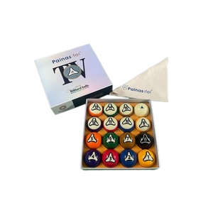 Billes de <span class=keywords><strong>billard</strong></span> 12A en résine, taille américaine, style <span class=keywords><strong>8</strong></span>-<span class=keywords><strong>ball</strong></span>, en cristal, qualité professionnelle, accessoires pour ensemble de <span class=keywords><strong>billard</strong></span> de championnat - Product Image 2