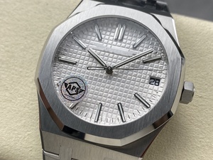 Reloj Mecánico de Lujo, Super Calidad, Resistente al Agua, 41mm, Fábrica APS, Movimiento 4302, 15510, Zafiro Resistente al Agua, Audemars, Blanco - Product Image 3
