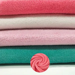 Fabricage Microfiber Polyester Coral Fleece Handdoek Stof In Roll Waterabsorberend Zacht Voor Huishoudelijke Producten