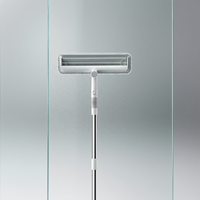 Nettoyeur de vitres Realida 3 en 1, écologique, avec raclette, manche long, pour nettoyer les vitres