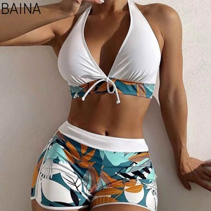 Women <strong>Swimsuit</strong> Swim High Waist <strong>Thong</strong> <strong>Bikini</strong> Beach Swimwear - Product Image 1