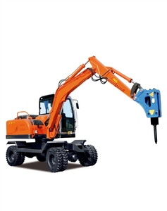 Mini excavadora, 5 toneladas, 6 toneladas de capacidad, máquina excavadora usada, venta de componentes básicos, incluye accesorio de cubo de bomba de Motor de motor - Product Image 3