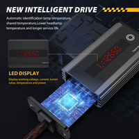 Feux avant LED RCJ 12V 120W 13500LM H4/H7/H11, compatibilité universelle, étanchéité IP68, ampoules de voiture