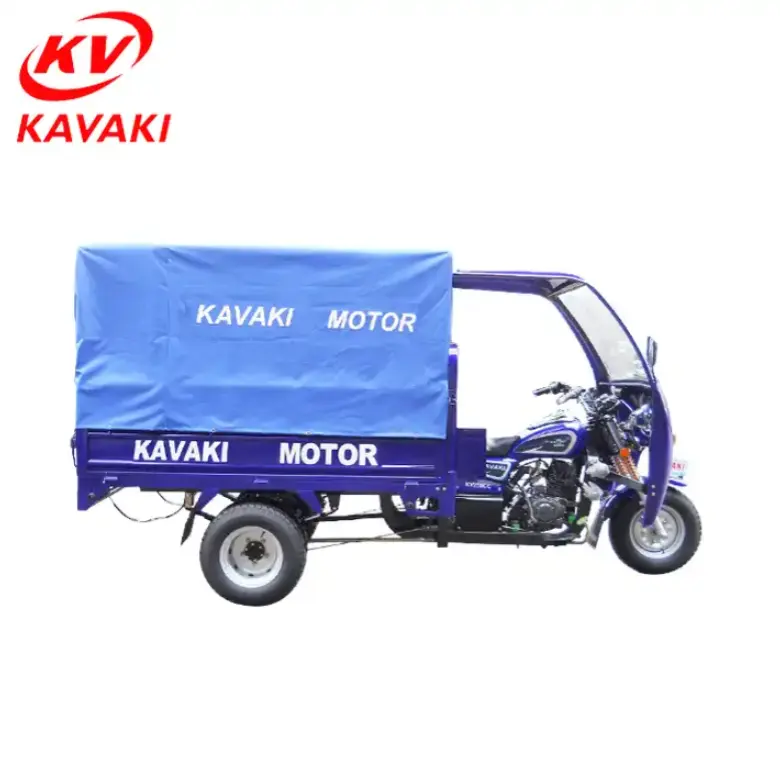 Kavaki250cc空気/水冷ビッグパワーダブルホイール三輪車5輪トライク/ガソリンモーターサイクルヘビーローディングカーゴトライク