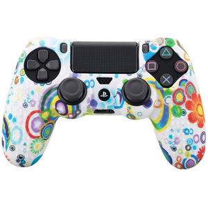 Ngụy trang Trường Hợp Graffiti Studded Dots Silicone Gel Cao Su Da cho Sony PS4 Slim Pro Điề<span class=keywords><strong>u</strong></span> Khiển Camo Bìa Trường Hợp - Product Image 6