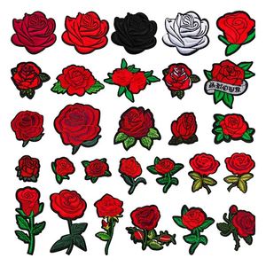 Wholesale Designer Your Own Design Custom 2D 3d Flower Embroidered Embroidery Patches <b>Iron</b> on for Clothing - Product Image 2