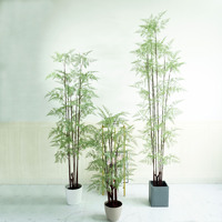 Fougère artificielle arbre clémat intérieur salon aménagement paysager décoration bonsaï ornements