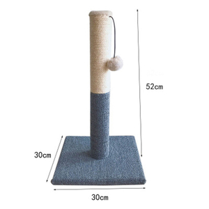 Longnew Papan Garuk Kucing Sisal Dinding Pohon Kucing Peliharaan Tiang Garuk Kucing - Product Image 1