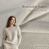Tissu jacquard piqué hautement élastique, 65% polyester, 35% coton, antistatique, matière mélangée TC pour vêtements