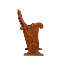 Chaise d'auditorium en tissu LEADCOM LS-625B pour théâtre traditionnel, église, spectacles et usage commercial