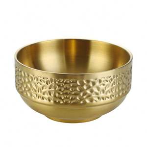 ชามข้าวทำจากสเตนเลส304ราเมงสองชั้นเป็นมิตรกับสิ่งแวดล้อมสไตล์เกาหลีเสิร์ฟพร้อมเม็ดเพชรออกแบบได้ตามต้องการ - Product Image 6