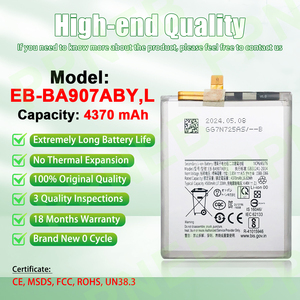 สำหรับ Samsung A50 A52S A53 A71 A72 5G Note <span class=keywords><strong>8</strong></span> 9 10 20 PLUS โทรศัพท์มือถือที่มีคุณภาพเป็นพิเศษ<span class=keywords><strong>แบตเตอรี่</strong></span>ดิจิ<span class=keywords><strong>ต</strong></span>อล CE PSE msds ได้รับการรับรอง - Product Image 2