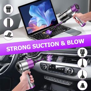 Vente directe d'usine de <span class=keywords><strong>aspirateur</strong></span> de voiture sans fil portatif avec forte aspiration, double fonction soufflage et aspiration, 7000Pa - Product Image 2