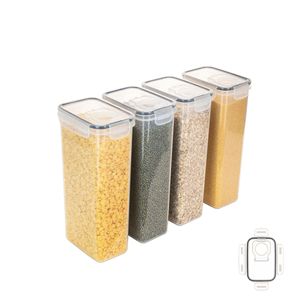 Couvercle de seau à riz en plastique transparent unique, couvercle à ouverture de grain, stockage sous vide de riz étanche à l'humidité, stockage frais et scellé - Product Image 4