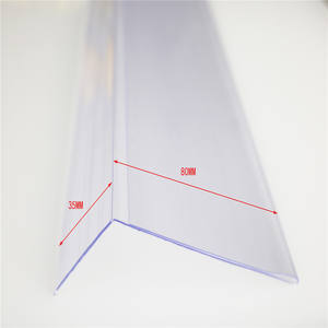 उच्च गुणवत्ता वाले <span class=keywords><strong>pvc</strong></span> एक्सट्रूज़न प्रोफ़ाइल प्लास्टिक स्ट्रिप सुपरमार्केट अलमारियों लेबल धारक सुपरमार्केट आपूर्ति के लिए धारक मूल्य टॉकर - Product Image 3