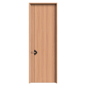 Puerta Interior Minimalista de Madera Sólida con Acabado de Superficie, Apertura Manual, Puerta de Dormitorio con Aislamiento Acústico - Product Image 4